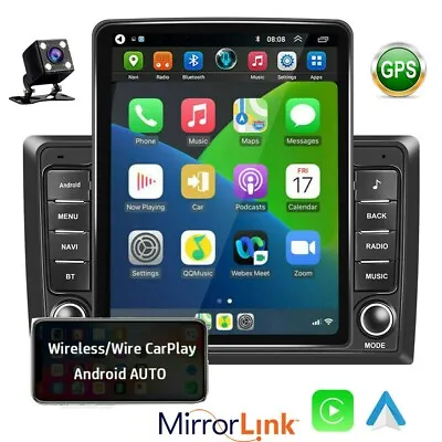$151.99 • Buy 9.5  Apple CarPlay Radio Car Stereo Radio Android 10.0 GPS Wifi 2DIN + Camera
