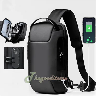 Men Backpack Tactical Sling Bag Chest Shoulder Fanny Pack Crossbody Sport Travel • $11.19