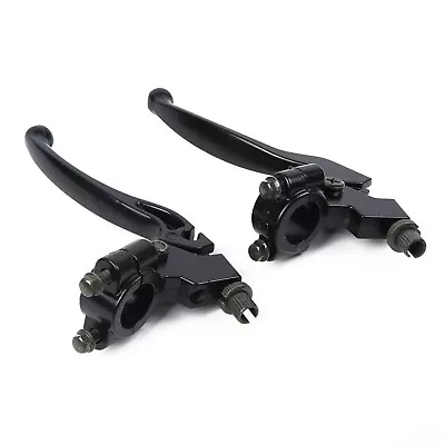 Black Aluminum Left+Right Brake Lever Handle Clutch Fit For Honda C200 1963-1968 • $22.31