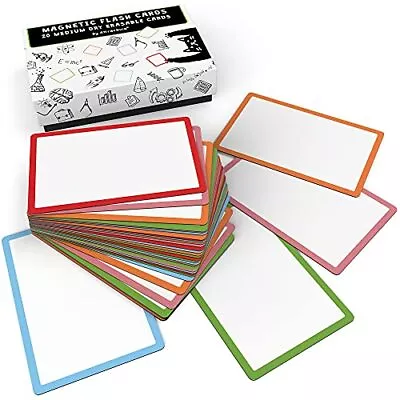 Dry Erase Magnetic Labels 3.7 X 2.8 In With Color Borders Medium Dry Erase ... • $31.45