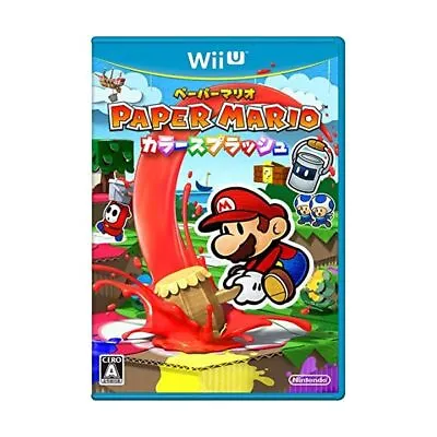 Paper Mario Color Splash -Nintendo Wii U Japanese Version Action Adventure NEW • $112.86