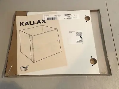 Ikea KALLAX Insert With 1 Door High Gloss White 403.146.40 13x13   - NEW SEALED • £55