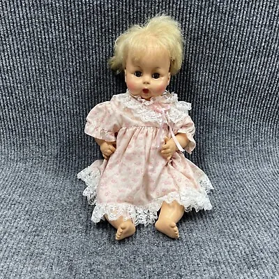 Vintage Horsman 17  Thirstee Baby Doll Model# 3437/15 Eye Open Closes Collector • $46.60