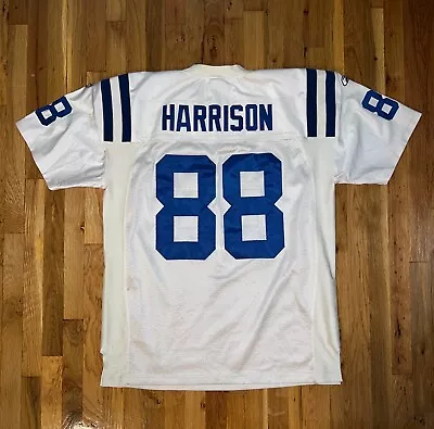 MARVIN HARRISON AUTHENTIC Reebok Indianapolis Colts White Jersey 54 Manning • $179.99