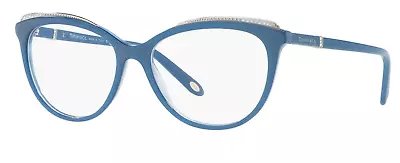 TIFFANY & CO . Eyeglasses - TF2147B 8189 - Pearl Avio Blue - Womens - SWAROVSKI • $275