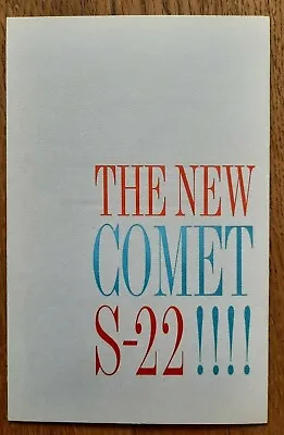 1962 MERCURY COMET S-22 Car Sales Brochure. USA Catalogue. Superb Condition RARE • $11.19