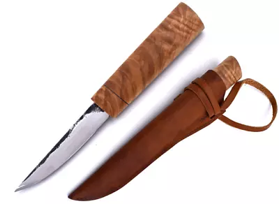 Brisa Yakut 125 Fixed Knife 9.84  SHKH15/GCr15 Steel Blade Siberian Elm Handle • $176.69