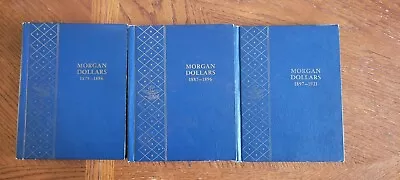 Morgan Silver Dollar Partial Set. 66 Total Coins. 1904 O PCGS MS63. 3 Book Set. • $3850