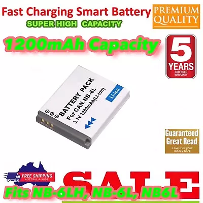 Battery NB-6L PowerShot SX170 SX240 SX270 SX280 SX500 SX600 SX610 SX700 SX710 HS • $17.77