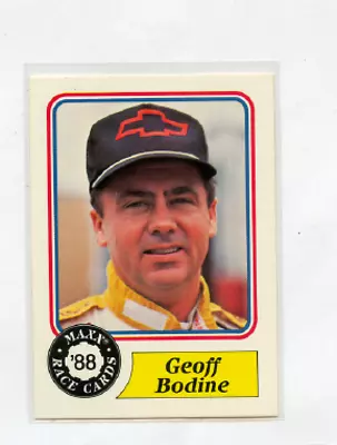 1988 Maxx Race Cards # 67 Geoff Bodine   Rookie Card  A • $1.99