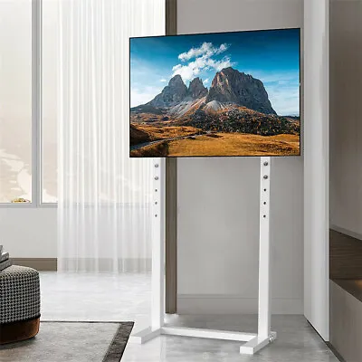 Floor Universal Slim Corner TV Stand Height Adjustable Cantilever TV Bed Stand • £49.92