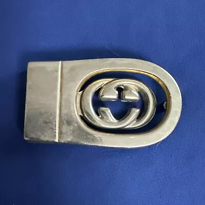 GUCCI Interlocking Buckle PARFUMS MOD BREV  3cm X 5cm For Belt 2cm • $50