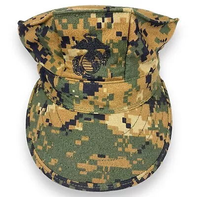 Usmc Cover Garrison Marpat Woodland Us Marine Corps Cap Hat X-small • $8.99