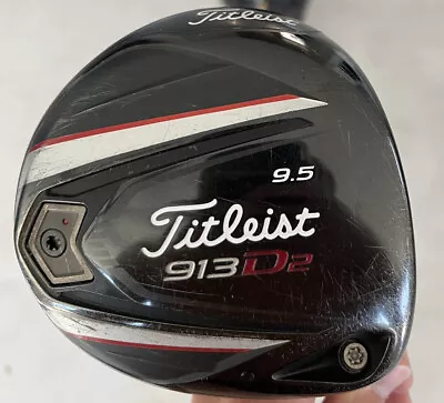 Titleist 913 D2 Driver 9.5* Mitsubishi Rayon Diamana S+72x5ct Stiff Mens RH • $99.99