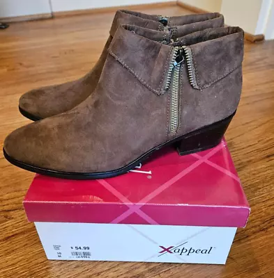 X-APPEAL Women's Kenny Boot Brown US 10M NIB Brand New Shoe XAPPEAL • $35.99