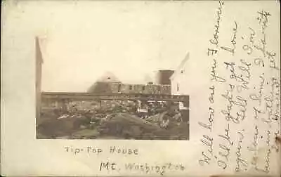 Mt Washington New Hampshire NH Tip-Top House Real Photo RPPC Vintage PC • $9.89