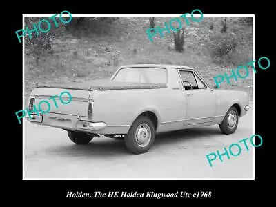 OLD LARGE HISTORIC PHOTO OF THE HK HOLDEN KINGSWOOD UTE C1968 • $9