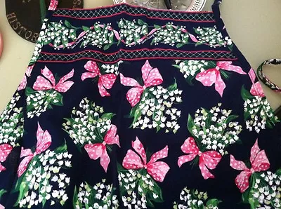 Vera Bradley Apron Rare Retired Return To Happiness Cancer Pattern Limited Ed. • $59