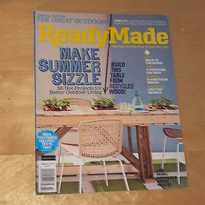 ReadyMade Magazine June July 2010 Ready Made Make Fabric Hair Flowers Recycled • $15.99