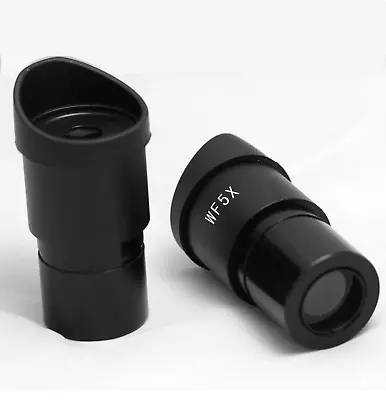 New Pair WF5X WideField Stereo Microscope Eyepiece 30mm Tube + Eyeguards • $29.99