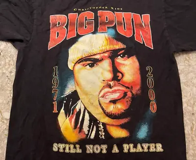 Still Not A Play Big Pun T-Shirt Short Sleeve Black Unisex S-234XL CC459 • $23.99