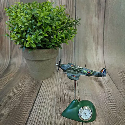 RAF Royal Air Force Miniature Spitfire Clock • £35