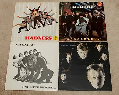 4x Madness Vinyl / LPs: One Step Beyond / Mad Not Mad / 7 / Absolutely • £34.99