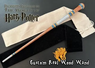 Custom REAL WOODEN Magic Wand 15  Ravenclaw Beauxbatons RARE Wizardry World • $44