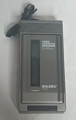 Solidex 928XT Tape VHS Video Cassette Rewinder Grey  • $10