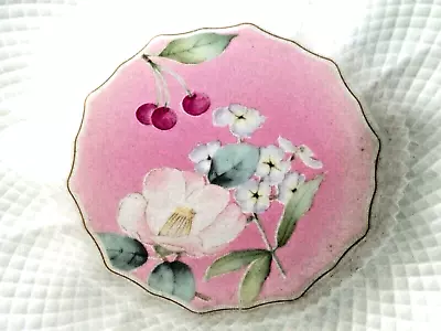 Mikasa B2020 BOTANICA PINK Dish/Plate Ivory Bone China 7.5  Diam 1  Deep Japan • $10