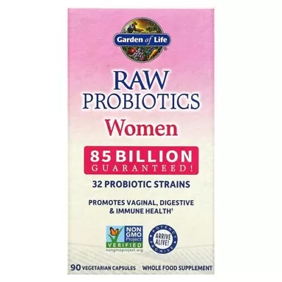 $39.90 • Buy Garden Of Life RAW Probiotics Women 85 Billion 90 Caps Exp 07/2024 #5674