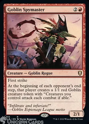 Goblin Spymaster : Rare : Battle For Baldur's Gate : Mint MTG Card • £0.99