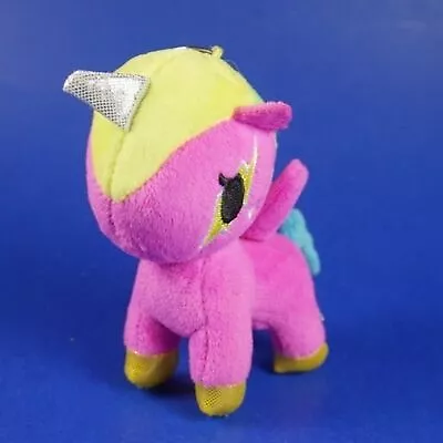 Tokidoki Pink Comet Unicorn Lightning Bolt Plush Keychain 3  Backpack Clip • $8