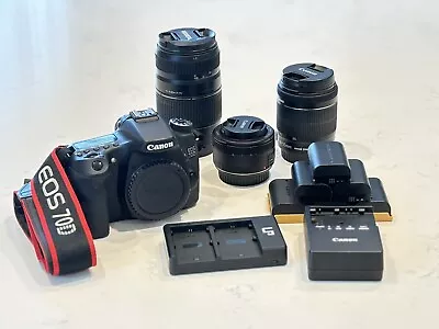 Canon Eos 70d DSLR Photo Package • $385