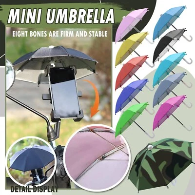 $6.09 • Buy Waterproof Portable Umbrella Compact Cycling Umbrella Mini Phone Delivery Umbrel