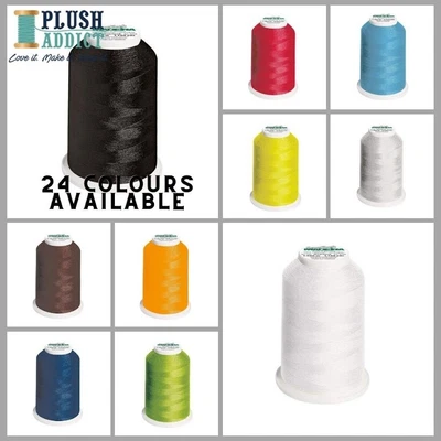 £25.73 • Buy Madeira Aeroflock Overlocker Thread -  1000m Cones - 24 Colours FREE Delivery