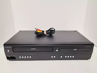 Funai DV220FX4 VCR DVD Combo VHS Player 4-Head With Cables CLEANED AND TESTED! • $72.99