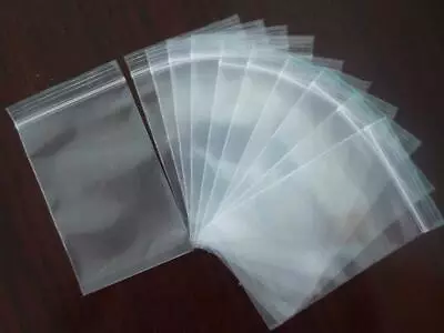 Clear Reclosable Plastic 3-Mil Ziplock Bags Poly Jewelry Zipper Baggies (3 X4 ) • $8.99