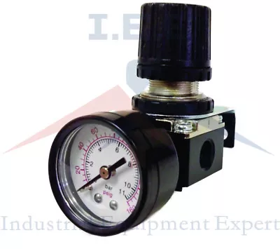 1/4  Mini Regulator W/ Gauge For Compressor Compressed Air Line Pressure • $14.99