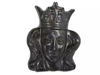 Wall Plaque Virgin Mary Madonna Holy Mother Regina Crowned 3 D Bas High Relief S • $43.60