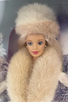 Winter Evening Barbie. She's Gorgeous. BLONDE Girl 1998. New In Super Nice Box. • $38