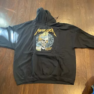 METALLICA PITTSBURGH HOODIE SWEATSHIRT 2XL Damaged Justice • $34.65