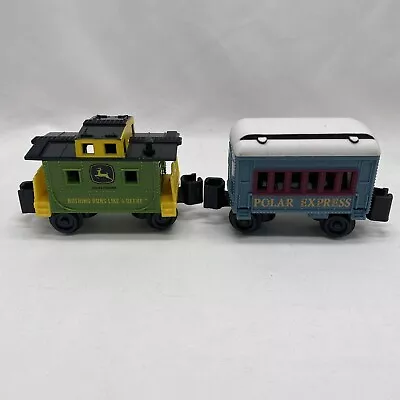 (2) Lionel John Deere & Polar Express Train Set Toys • $9.95