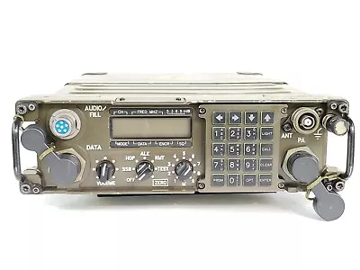 HARRIS AN/PRC-138 Military  Manpack Radio Extras - HF VHF SSB AM CW FM 1.6-60MHz • $8715.70