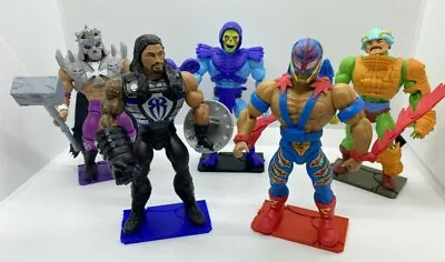 MOTU Masters Of The Universe Origins MOTU WWE Custom Figure Stands Scareglow!  • $1.27