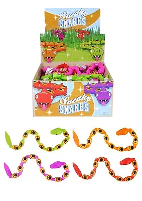 £5.95 • Buy Jointed Snakes Plastic Toy  - Party Bag Toys - Party Supplies BULK BUY Snake