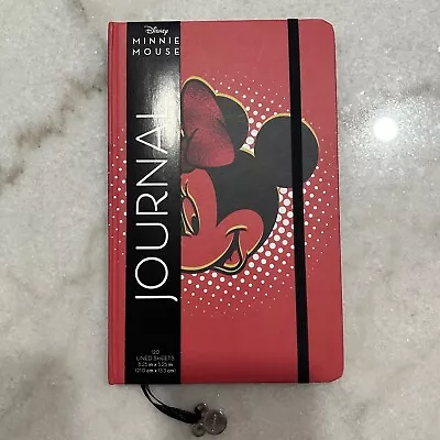 Disney Minnie Mouse Notebook Lined Journal Diary W/ Charm Marker NEW • $11.95