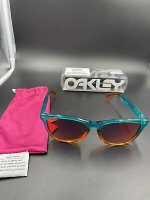 Oakley Frogskin Fire/Flora Fade W/ Ruby Iridium Lenses New • $522.50