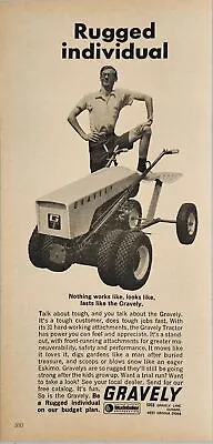 1965 Print Ad Gravely Lawn & Garden Riding Tractors DunbarWest Virginia • $15.28