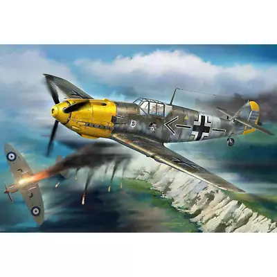 HobbyBoss 1/18 Messerschmitt Bf109E Sept 1940 Plastic Model Kit [81809] • $109.99